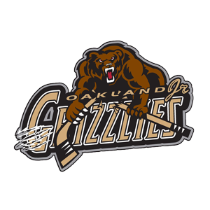 Oakland Jr. Grizzlies hockey logo
